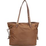 Prada Brown Nylon Shopper Bag