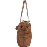 Prada Brown Nylon Shopper Bag