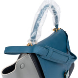 Celine Tricolor Leather Trapeze Handbag