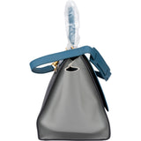 Celine Tricolor Leather Trapeze Handbag