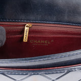 Chane Quilted Lambskin Single Flap Crossbody Bag