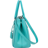 Prada Blue Saffiano Leather Galleria Handbag