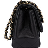 Chanel Quilted Lambskin Single Flap Crossbody Bag