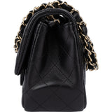 Chanel Quilted Lambskin Single Flap Crossbody Bag
