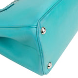 Prada Blue Saffiano Leather Galleria Handbag