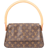 Louis Vuitton Canvas Monogram Looping PM Shoulder Bag