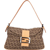 Fendi FF Monogram Baguette Handbag