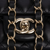 Chanel Quilted Lambskin Single Flap Crossbody Bag