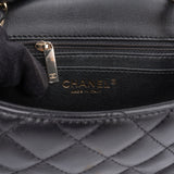 Chanel Quilted Lambskin Single Flap Crossbody Bag