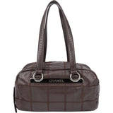 Chanel Brun Caviar Leather Chocolate Bar Shoulder Bag
