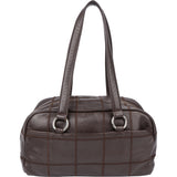 Chanel Brun Caviar Leather Chocolate Bar Shoulder Bag