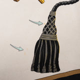 Hermès Classic "Les Clefs" Silk Carre 90 Scarf Tuch