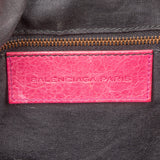Balenciaga Pink Leather City Handbag
