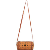 MCM Visetos Monogram Bowling Crossbody Bag