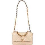 Chanel 19 Quilted Leather Single Flap Crossbody Bag