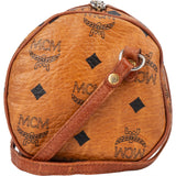MCM Visetos Monogram Bowling Crossbody Bag