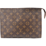 Louis Vuitton Canvas Monogram Poche Toilette 25 Clutch