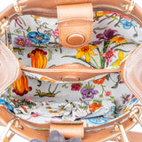 Gucci Brown Leather Bamboo Handbag