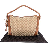 Gucci GG Monogram Braided Bella Handbag