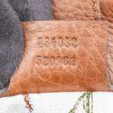 Gucci Brown Leather Bamboo Handbag