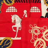 Hermès Classic "MANÉGE" Silk Carre 90 Scarf Tuch