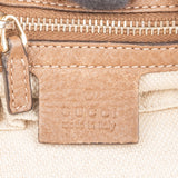 Gucci Special Floral Bamboo Handbag