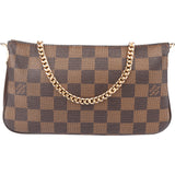 Louis Vuitton Damier Ebene Monogram Pochette Accessoire Shoulder Bag