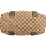 Gucci GG Monogram Bamboo Handbag - vintageandkickz