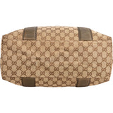 Gucci GG Monogram Bamboo Handbag - vintageandkickz