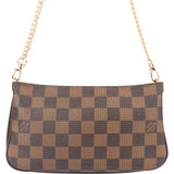 Louis Vuitton Damier Ebene Monogram Pochette Accessoire Shoulder Bag