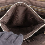 Gucci GG Monogram Bamboo Handbag - vintageandkickz