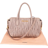Miu Miu Quilted Leather Handbag