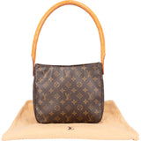 Louis Vuitton Canvas Monogram Looping MM Shoulder Bag