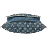 Louis Vuitton Denim Monogram Sac Plat Handbag