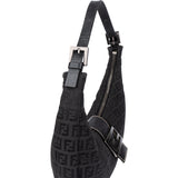 Fendi FF Monogram Halfmoon Shoulder Bag