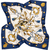 Hermès Classic "Les Clefs" Silk Carre 90 Scarf Tuch