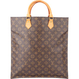 Louis Vutton Canvas Monogram Sac Plat Handbag