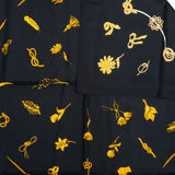 Hermès Classic "Clips" Silk Carre 90 Scarf Tuch