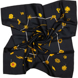 Hermès Classic "Clips" Silk Carre 90 Scarf Tuch