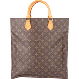 Louis Vutton Canvas Monogram Sac Plat Handbag