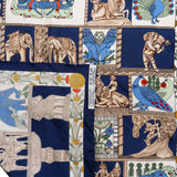 Hermès Classic "Torana" Silk Carre 45 Scarf Tuch
