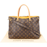 Louis Vuitton Canvas Monogram Pallas MM Handbag
