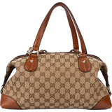 Gucci GG Monogram Braided Leather Handbag