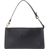 Louis Vuitton Noir Epi Leather Pochette Accessoire Handbag