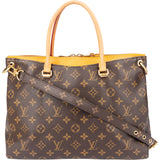 Louis Vuitton Canvas Monogram Pallas MM Handbag