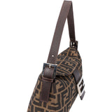 Fendi FF Monogram Baguette Buckle Handbag