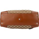 Gucci GG Monogram Braided Leather Handbag