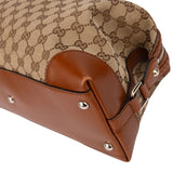 Gucci GG Monogram Braided Leather Handbag