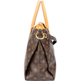 Louis Vuitton Canvas Monogram Pallas MM Handbag