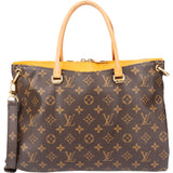 Louis Vuitton Canvas Monogram Pallas MM Handbag